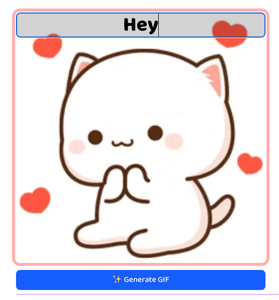 How to add text to cute gifs